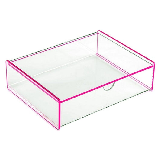 Box and lid 13 x 4.8 x 17.1 cm, Color Pink