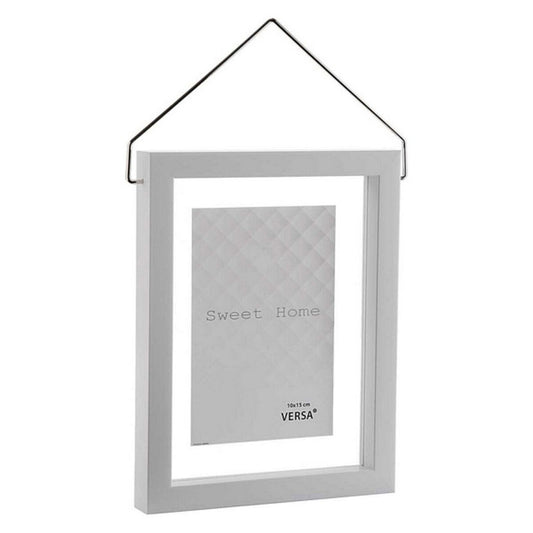 Picture frames Diamond White Plastic, Size 13 x 18 cm