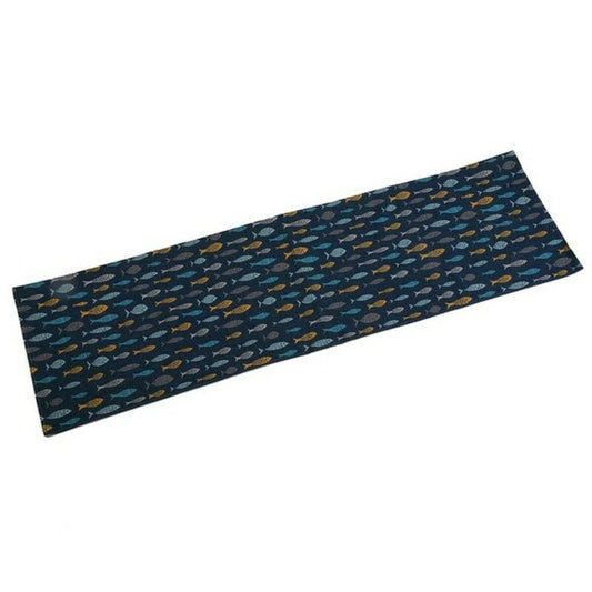 Table runner Versa Blue Bay Polyester (44.5 x 0.5 x 154 cm)