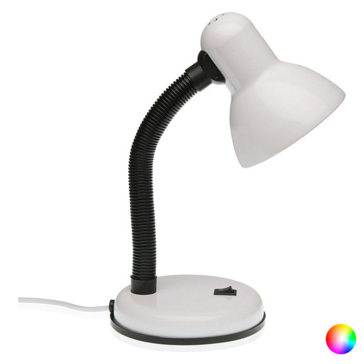 Table lamp Versa Metal 13 x 30 x 15 cm, Color White