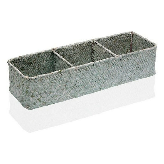 Box with compartments Versa Seaweed (12 x 8 x 36 cm)