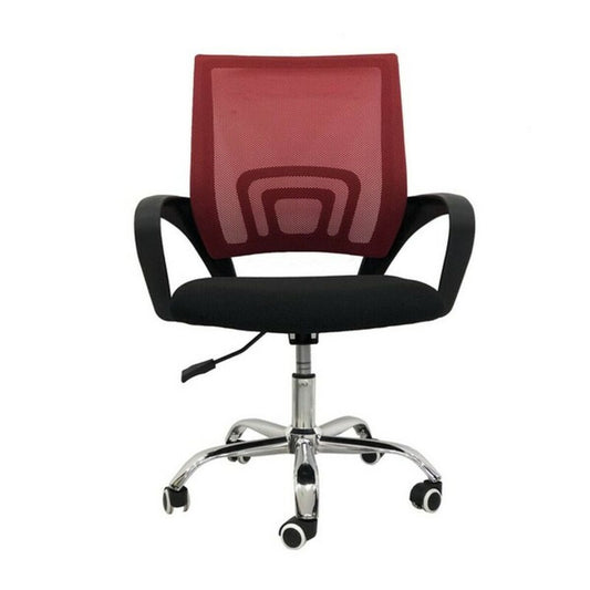 Office chair Versa Black Red Multicolor 51 x 58 cm