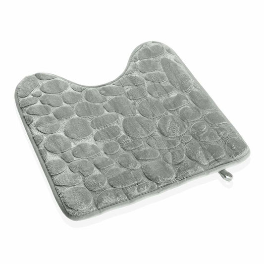 Bath mat Versa Gray Polyester (45 x 45 cm)