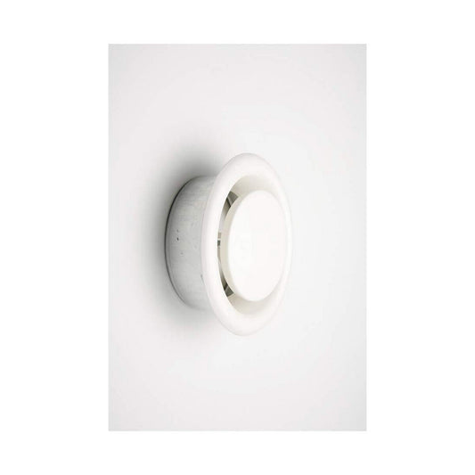 Ventilation diffuser Fepre Koppa Adjustable Recessed Ø 125 mm White