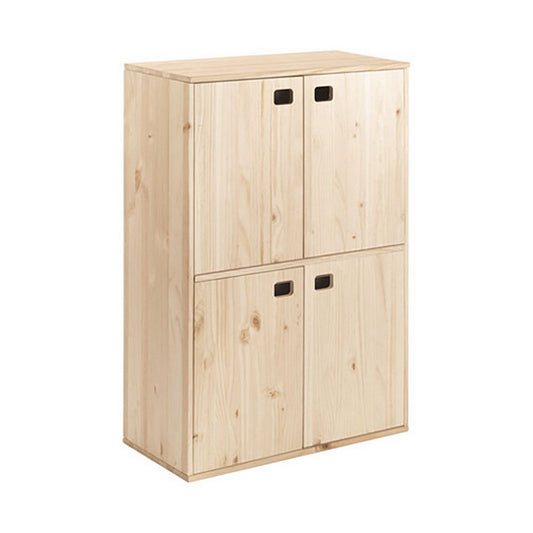 Furniture Astigarraga Dinamic4 4 doors Natural Wood Pine 105.4 x70.8 x 33 cm