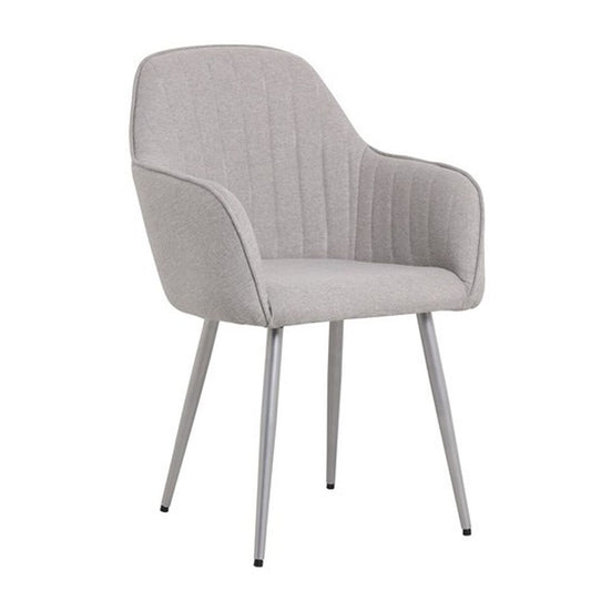 Chair Home ESPRIT Gray Silver 55 x 55.5 x 88 cm