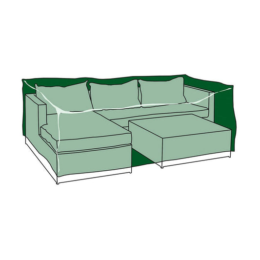 Protective case Altadex Furniture set Green Multicolor Polyethylene 300 x 200 x 80 cm