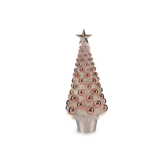 Christmas tree Iridescent 21.5 x 51 x 21.5 cm Pink Plastic polypropylene