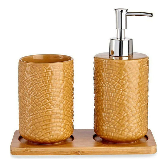 Bath set kvadratų Ceramic Bamboo Camel (3 pcs)