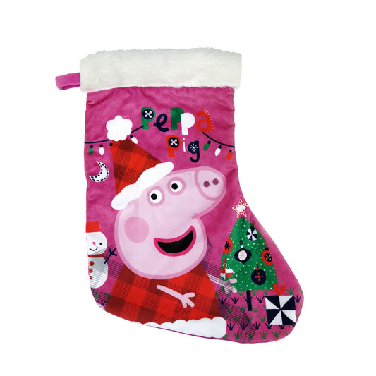 Christmas stocking Peppa Pig Cozy corner 42 cm Polyester