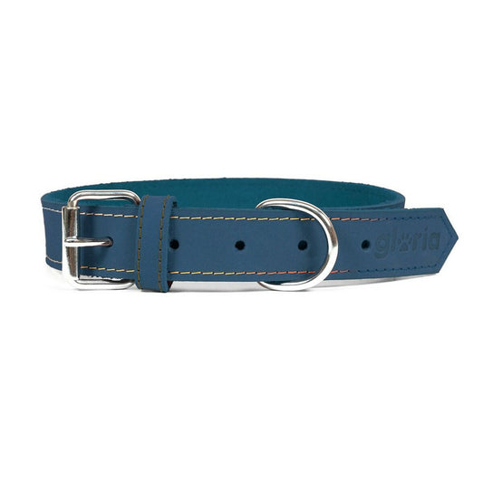 Dog collar Gloria Oasis Blue (1.2 x 35 cm)