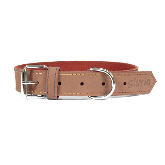Dog collar Gloria Oasis Brown (1.2 x 35 cm)