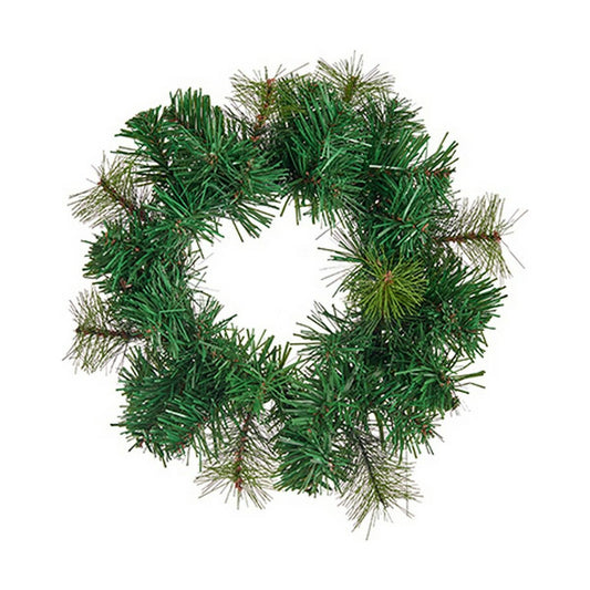 Christmas wreath Green Plastic 24 x 11 x 24 cm