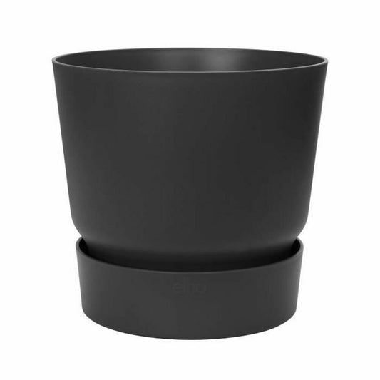 Flowerpot Elho Greenville Ø 24.48 cm Black Plastic