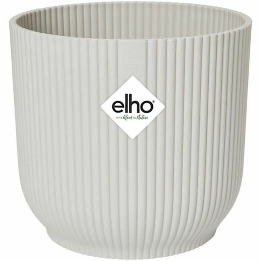 Flowerpot Elho Ø 22 cm White Plastic Round