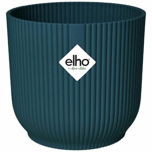Flower pot Elho Ø 22 cm Round Dark blue Plastic
