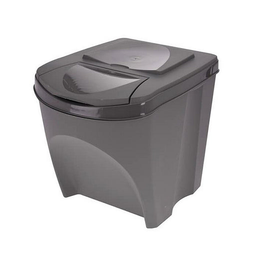 Recycling bin Sortibox Black (3 x 25 l)