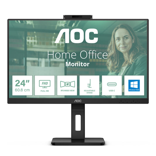AOC 24P3CW computer monitor 60.5 cm (23.8 ) 1920 x 1080 pixels Full HD LED Black