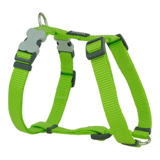 Dog harness Red Dingo Smooth Lime color