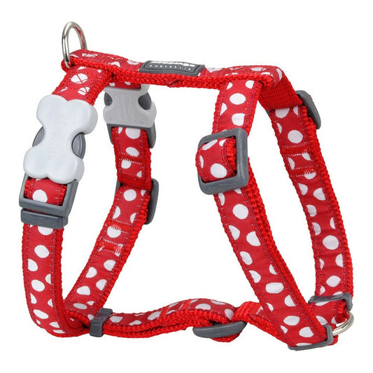 Dog harness Red Dingo Style Red Dots 30-48 cm