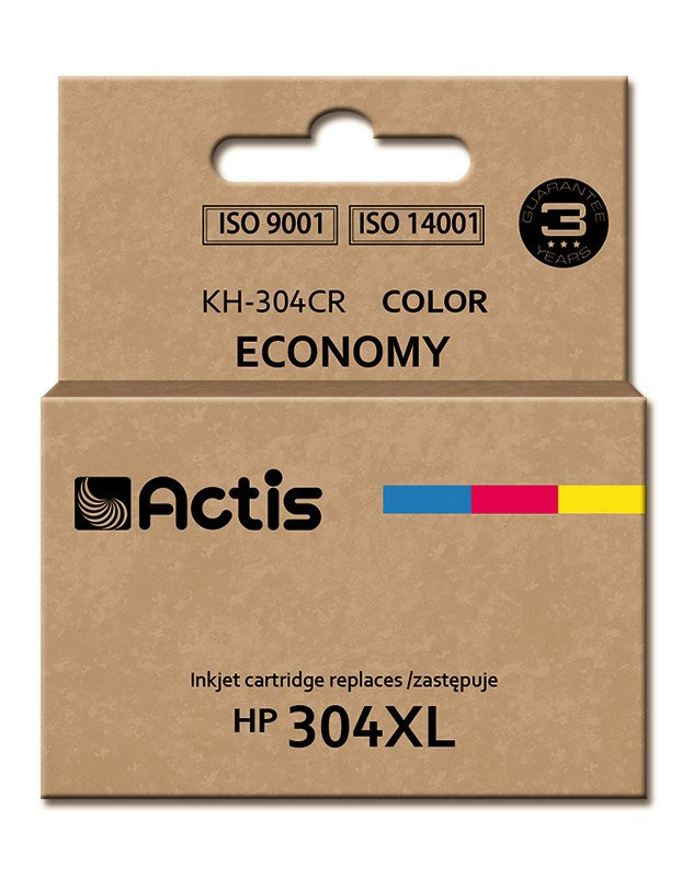 Actis KH-304CR muste (korvaa HP 304XL N9K07AE; Premium; 18 ml; väri) - KorhoneCom