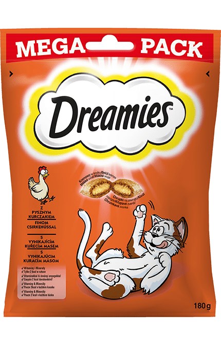 Dreamies 4008429092008 dog/cat treat Snacks Chicken 180 g