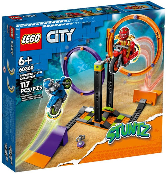 LEGO CITY 60360 SPINNING STUNTZ HAASTE - KorhoneCom
