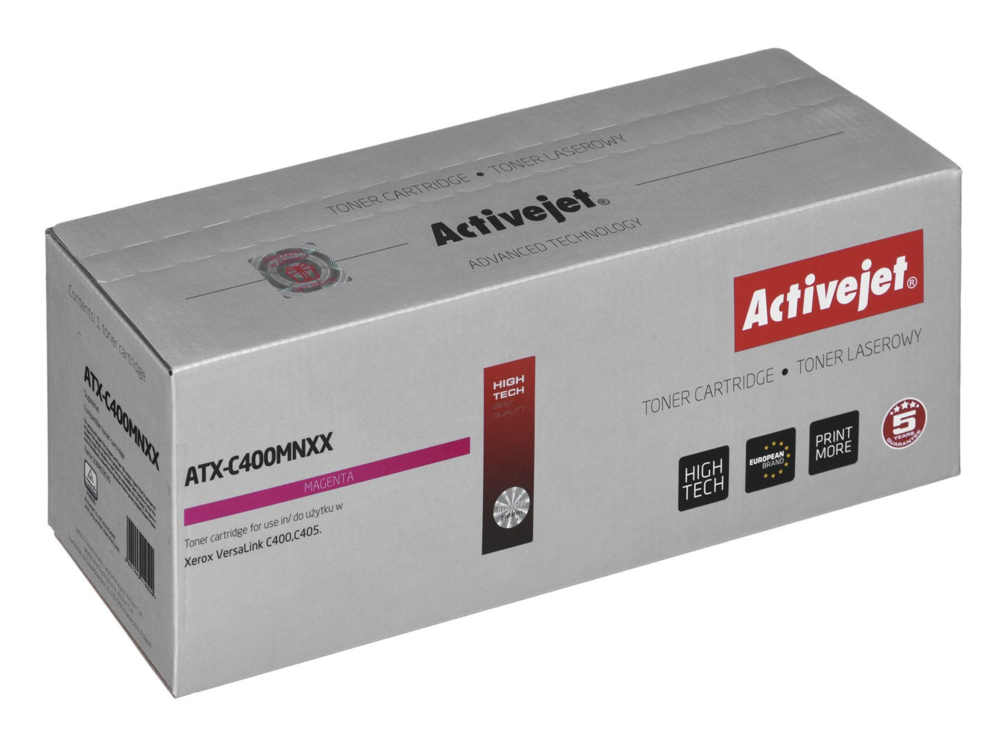 Activejet ATX-C400MNXX väriaine (korvaava Xerox 106R03535, Supreme, 8000 sivua, violetti) - KorhoneCom
