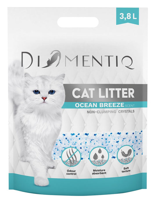 DIAMENTIQ Ocean Breeze - cat litter - 3 8 l