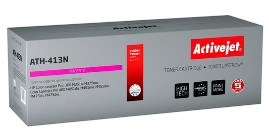 Activejet ATH-413N väriaine HP-tulostimelle; HP 305A CE413A vaihto; Ylin; 2600 sivua; magenta - KorhoneCom