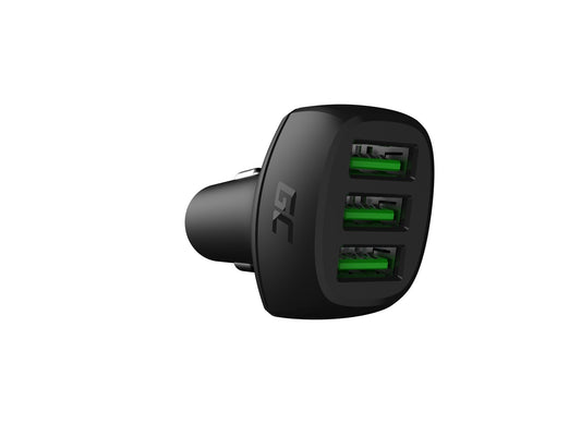 Green Cell CADGC01 PoweRide car charger 54W 3x USB 18W Ultra Charge (Ultra Charge)