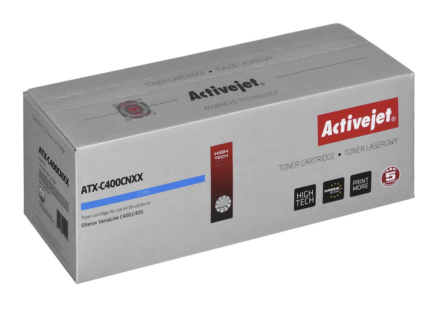 Activejet ATX-C400CNXX väriaine (korvaava Xerox 106R03534, Supreme, 8000 sivua, sininen) - KorhoneCom