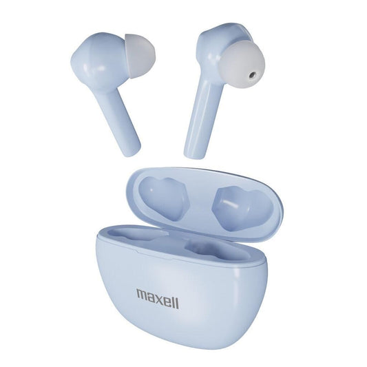 Maxell Dynamic+ langattomat kuulokkeet latauskotelolla Bluetooth sininen - KorhoneCom