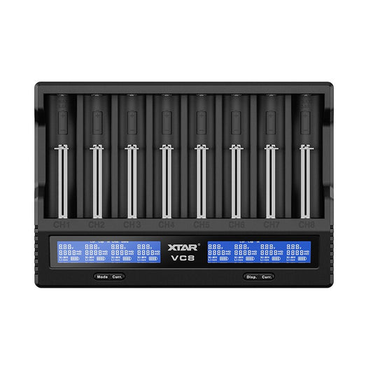 XTAR VC8 battery charger for Li-ion i NiMH