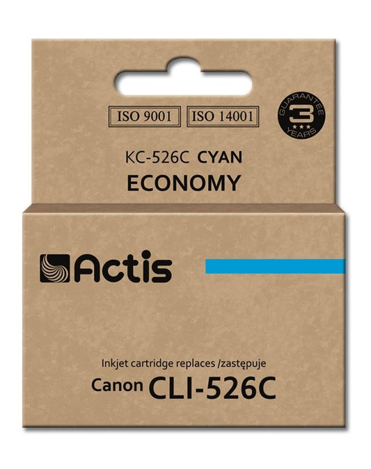 Actis KC-526C ink for Canon printer; Canon CLI-526C replacement; Standard; 10 ml; cyan 