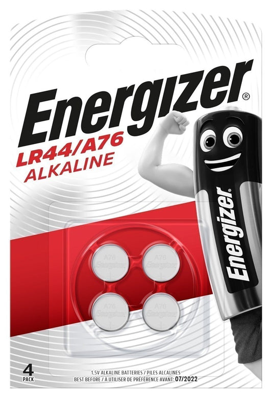 ENERGIZER POINTS ALKALINE SPECIFIC LR44/ A76 4 PCS 1 5V