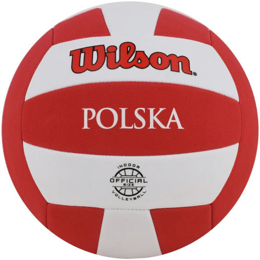 Lentopallo Wilson Super Soft Play VB Poland virallinen koko valkoinen ja punainen koko 5 WTH90118XBPO - KorhoneCom
