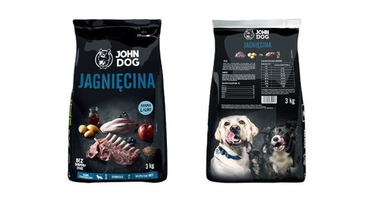 JOHN DOG Premium karitsan kuivaruoka - 3 kg - KorhoneCom