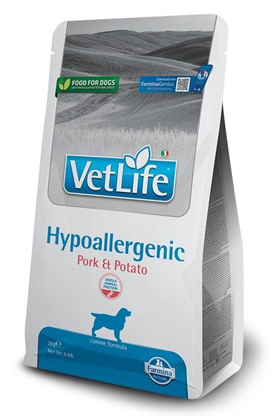 FARMINA Vet Life Hypoallergenic Pork and Potato - koiran kuivaruoka - 2 kg - KorhoneCom