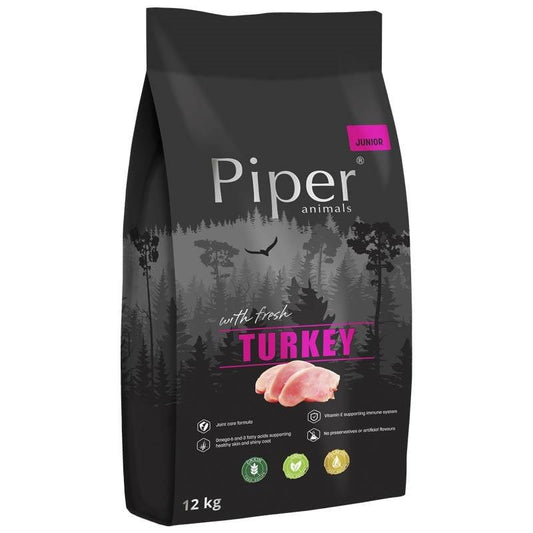 DOLINA NOTECI Piper Junior with turkey - dry dog ​​food - 12 kg