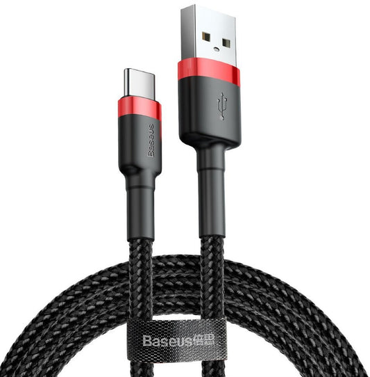 Baseus Cafule USB cable 2 m USB A USB C Black Red