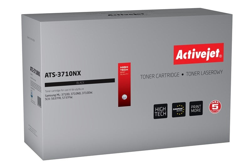 Activejet ATS-3710NX väriaine Samsungin tulostimeen; Samsung MLT-D205E korvaava; Supreme; 10000 sivua; musta - KorhoneCom
