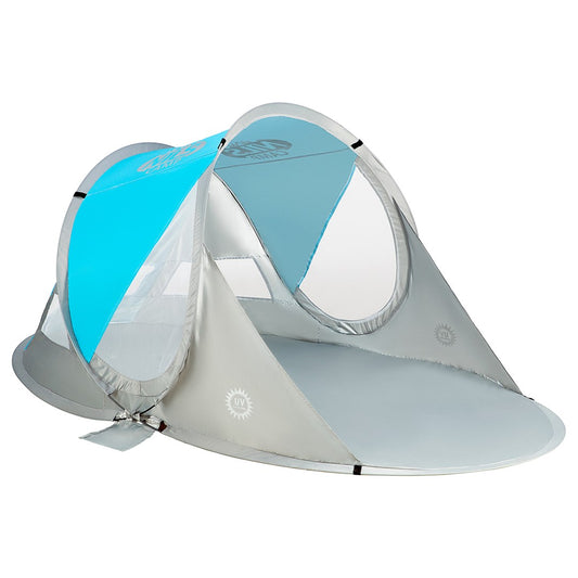 NILS CAMP self-folding beach tent NC3142 Red grey