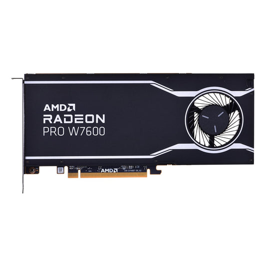 AMD Radeon Pro W7600 8GB GDDR6 4x DisplayPort 2.1 130W PCI Gen4 x8 graphics card