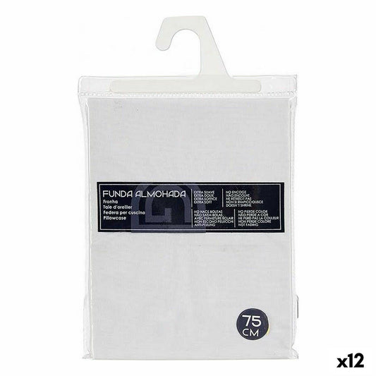 Pillowcase 45 x 0.2 x 70 cm White (12 parts)