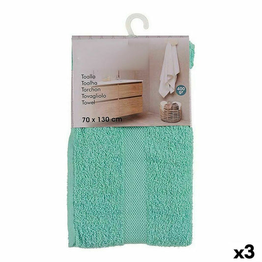 Bath towel Turquoise (70 x 0.5 x 130 cm) (3 parts)