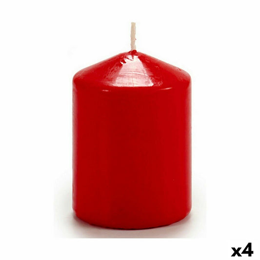 Candle Red Wax (7 x 10 x 7 cm) (4 parts)