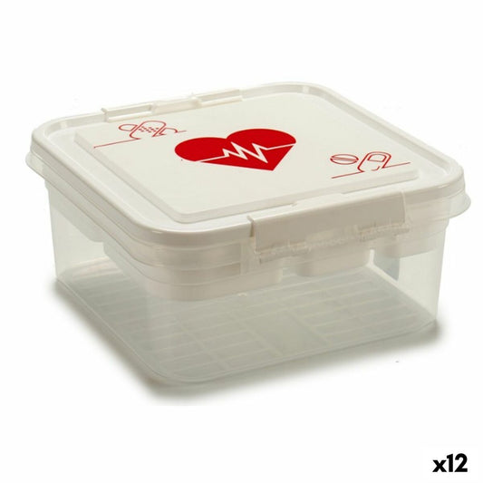 First aid kit Plastic 5 L 24.5 x 11.5 x 26 cm (12 parts)