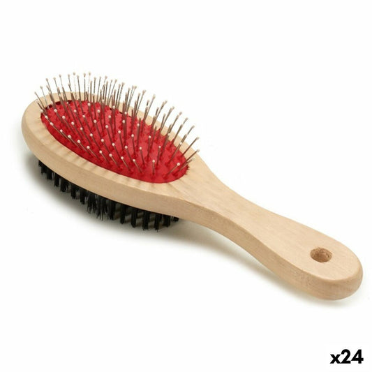 Hair removal brush Wood Black 22 x 7 x 6 cm (24 parts)