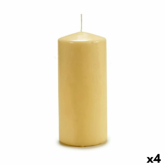 Candle 9 x 20 x 9 cm Cream (4 parts)